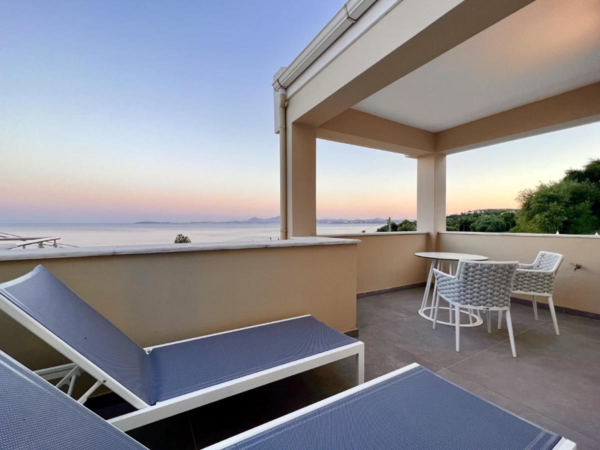 Luxury Villa Barbati Sun With Private Pool By Dadovillas Extérieur photo