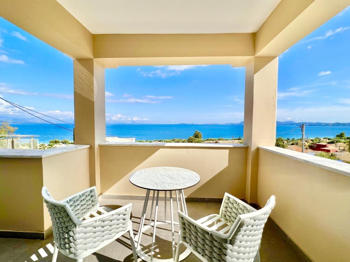 Luxury Villa Barbati Sun With Private Pool By Dadovillas Extérieur photo