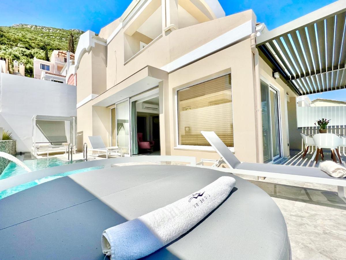 Luxury Villa Barbati Sun With Private Pool By Dadovillas Extérieur photo