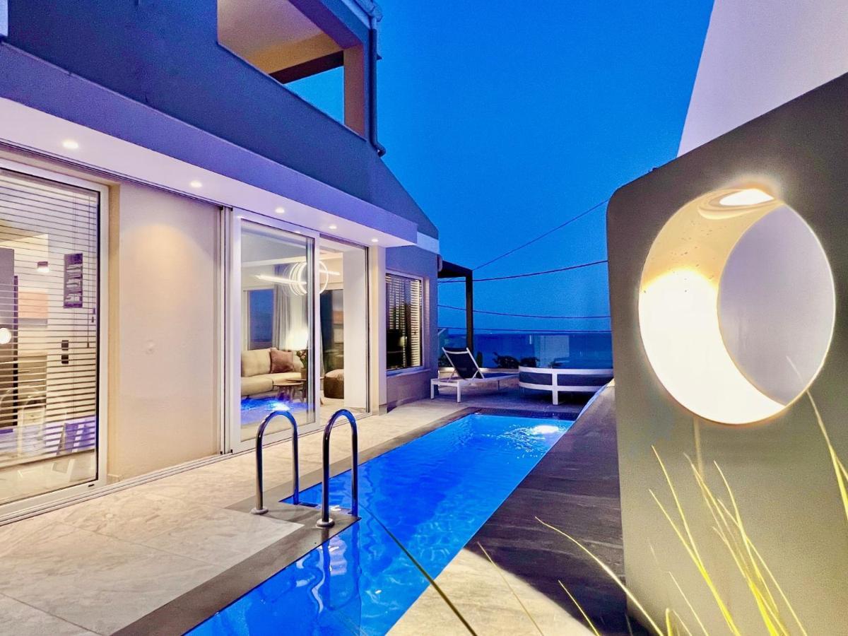 Luxury Villa Barbati Sun With Private Pool By Dadovillas Extérieur photo